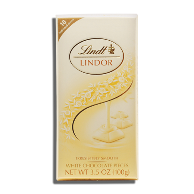 LINDT, LINDOR WHITE CHOCOLATE WITH A SMOOTH FILLING | Bende Inc.