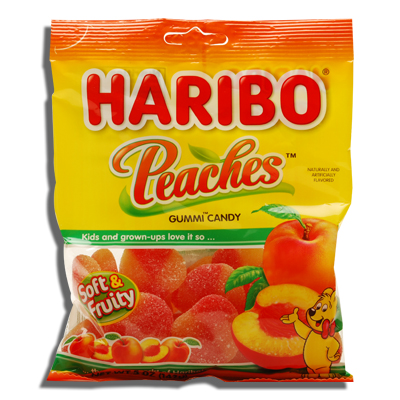 HARIBO, PEACHES GUMMI CANDY | Bende Inc.